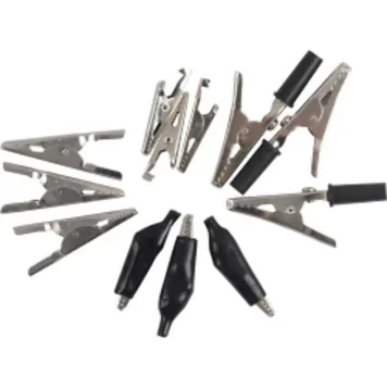 12pc Crocodile Clip Set Supatool