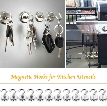 6pc 16mm Magnetic Hooks HA161