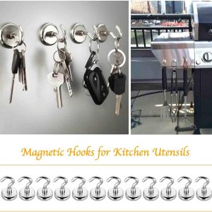 4pc 25mm Magnetic Hook HA160
