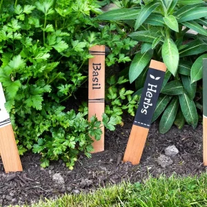 24pc Wooden Plant Labels 15cm TT126