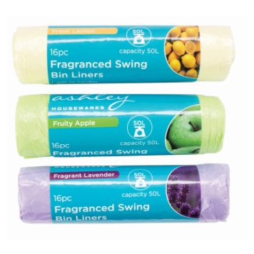16PC Fragranced Swing Bin Liners BB-BB301 Ashley