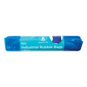 6PC Industrial Rubble Bags BB-BB304 Ashley