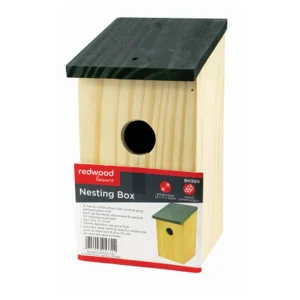 Nesting Box with Perch BB-BH300 Redwood