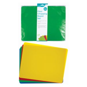 4PC Flexi Chopping Board Set CB157 Ashley