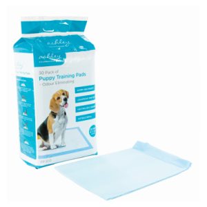 30 Pack Puppy Training Pads - 55.5 x 55.5cm PP300 Ashley