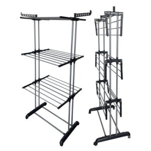 4-Tier Foldable Airer with Wheels RA230 Ashley