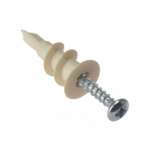 15pk (30pc) Self Drill PVC Plasterboard Fixings FS376
