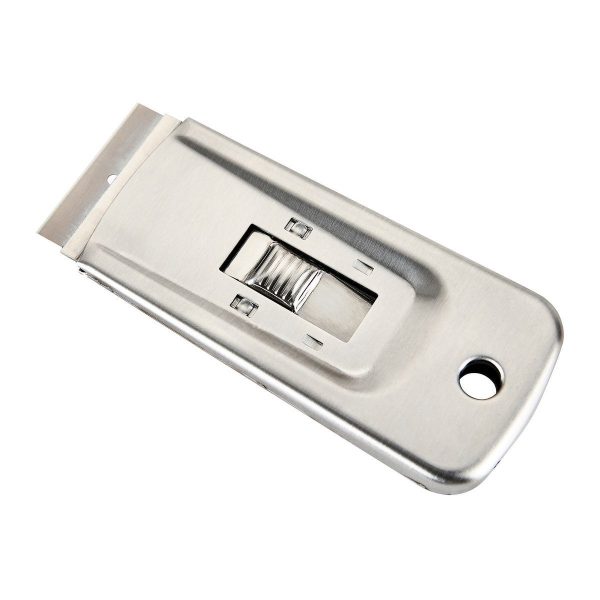 Retractor Razorblade Retractable Razor Blade Scraper & 5 Blades SCR318 - Hardware Heaven