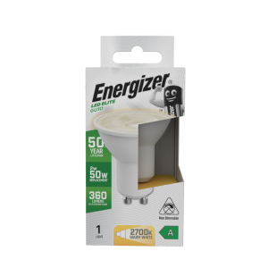 Energizer A Rated GU10 2700k 1.9w (50w Equivalent)