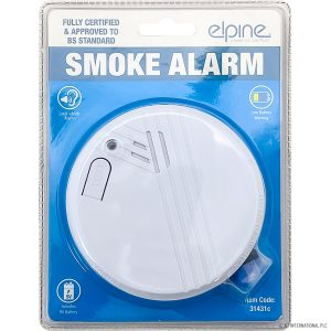 Elpine 9V Battery Smoke Alarm 31431C