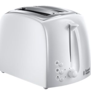 Russell Hobbs Textures Toaster White 2 Slice