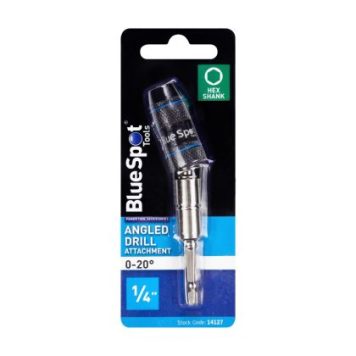 Blue Spot Tools 1/4" Hex Shank 0-20° Angled Bit Holder