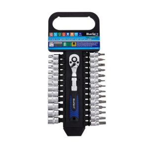 Blue Spot Tools 27 PCE 1/4" Drive Metric Socket and Bit Set (4-13mm)