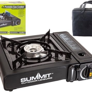 Summit Portable Gas Stove In Carry Bag