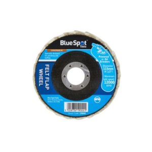 Blue Spot Tools 115mm (4.5") Felt Flap Wheel 19044