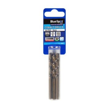 Blue Spot Tools 10 PCE Cobalt Drills (4mm) 20267