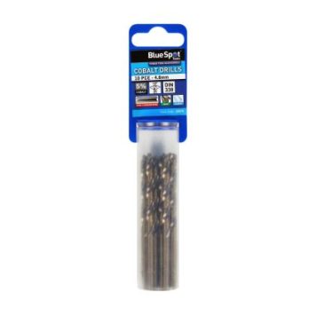 Blue Spot Tools 10 PCE Cobalt Drills (4.8mm) 20272
