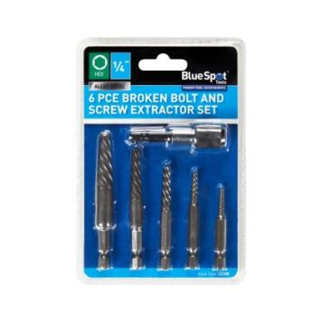 Blue Spot Tools 6PCE Broken Bolt And Screw Extractor Set 22308