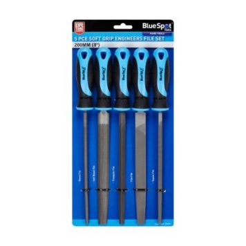 Blue Spot Tools 5 PCE 200mm (8") Soft Grip File Set 22654