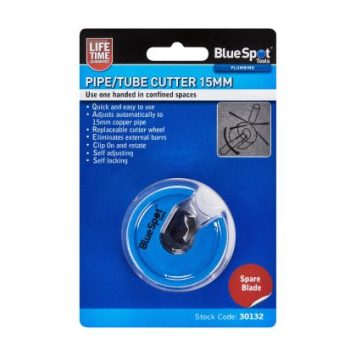 Blue Spot Tools 15mm Pipe And Tube Cutter With Extra Blade 30132