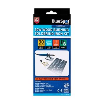 Blue Spot Tools 30W Wood Burning Soldering Iron Kit 31104