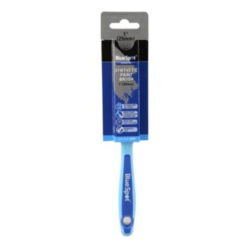 Blue Spot Tools 1" (25mm) Synthetic Paint Brush with Soft Grip Handle 36001