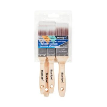Blue Spot Tools 5 PCE Synthetic Paint Brush Set (2 PCE – 1”. 2 PCE – 1 ½”. 1 PCE – 2”) 36012