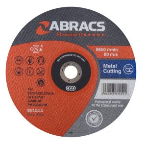 Abracs Phoenix Flat Metal Cutting Disc 230 x 3 x 22mm