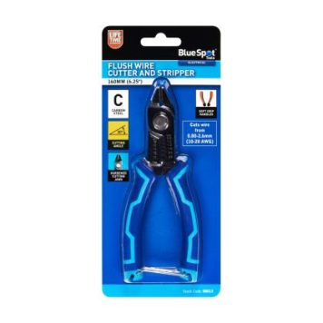 Blue Spot Tools 160MM (6.25") Flush Wire Cutter & Stripper 08013