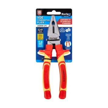 Blue Spot Tools 200mm (8") VDE Combination Plier 08194