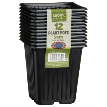 12pk Plant Pots 9x9x10cm PP109