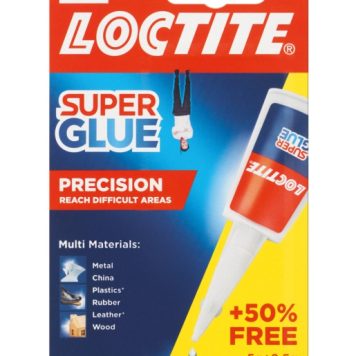 Loctite Super Glue Precision 5g Plus 50% Free