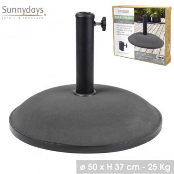 25KG Dark Grey Cement Umbrella Base Sunnydays