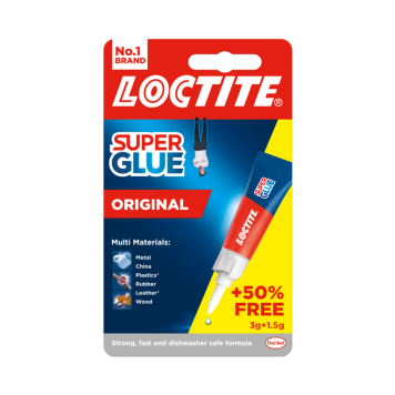 Loctite Super Glue 3g Tube plus 50% Free