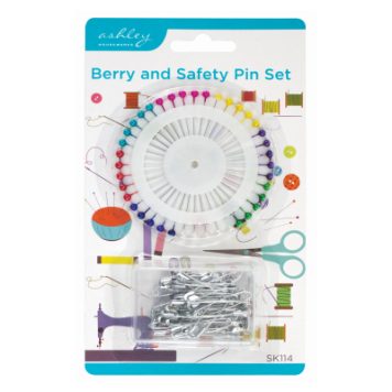 Berry And Safety Pin Set sk114