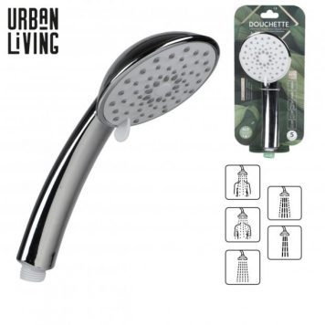 5-Jet Shower Head in Chrome ABS Urban Living