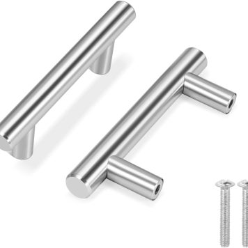 2pk 148mm T Bar Cabinet Handles