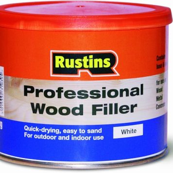 Rustins Professional Wood Filler 1kg White