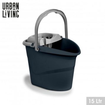 15lt Mop Bucket With Wringer in Midnight Blue Urban Living