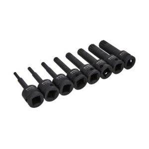 8-Piece 1/2" Impact Spline Set 01501 Blue Spot