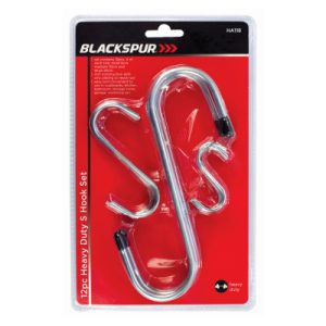 12pc Heavy Duty S Hook Set HA118