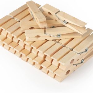 60pc Wooden Clothes Pegs CP260