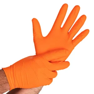 50pc Orange Nitrile Gloves – Power Free Marksman Skins