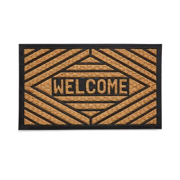 40 x 60cm Heavy Duty Coco Rubber Welcome Mat DM150