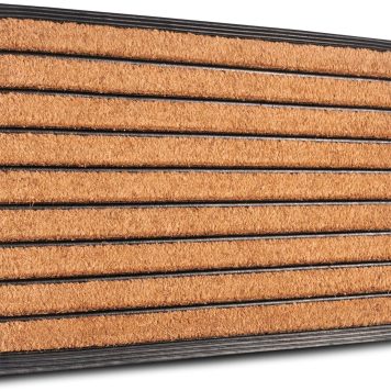 40 x 60cm Striped Coco Rubber Mat DM152