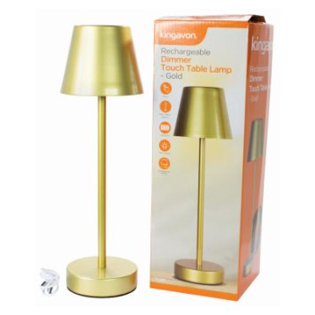 Gold Rechargeable Touch Table Lamp TL267