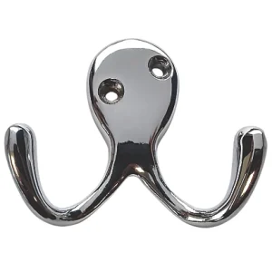 Double Robe Hook Chrome HC208