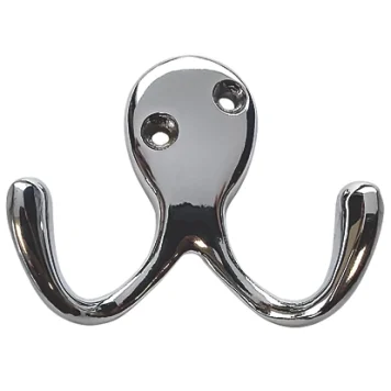 Double Robe Hook Chrome HC208