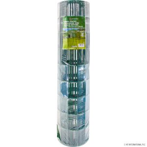 0.9X10m Green PVC Galvanized Netting 50x100mm
