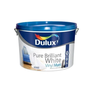 10lt Vinyl Matt Pure Brilliant White Dulux